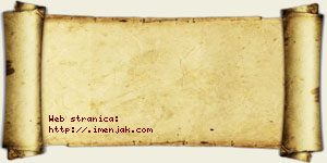 Kristina Ržaničanin vizit kartica